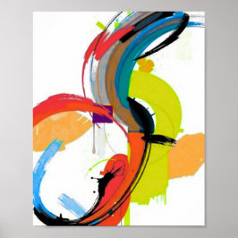 Minimalistischer moderner geometrischer Kunstposte Poster