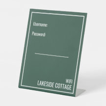 Minimalistischer, moderner Grüner Urlaub