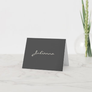 Minimalistischer moderner Kalligraphie-Schwarz-wei