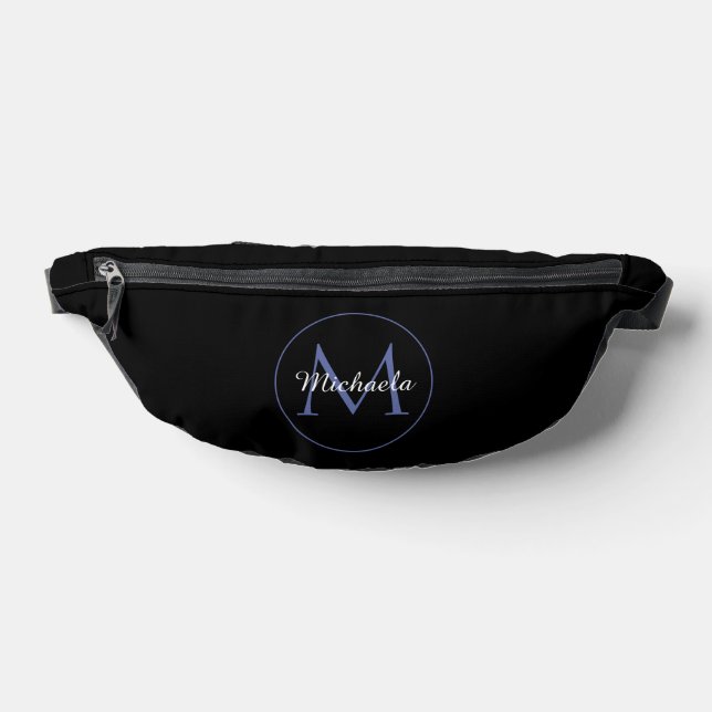 Minimalistischer moderner Monogramm Anfangsbuchsta Bauchtasche (Ablage )