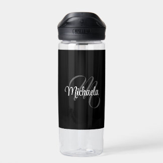 Minimalistischer moderner Monogramm-Anfangsname Trinkflasche