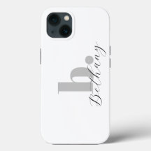 Minimalistischer moderner Monogramm-Schriftname 