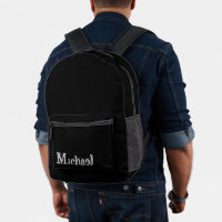 Minimalistischer moderner Monogrammname Schwarz-we