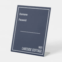 Minimalistischer moderner Navy Blue Vacacation Ver