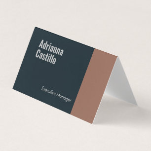 Minimalistischer moderner Plain Visitenkarten