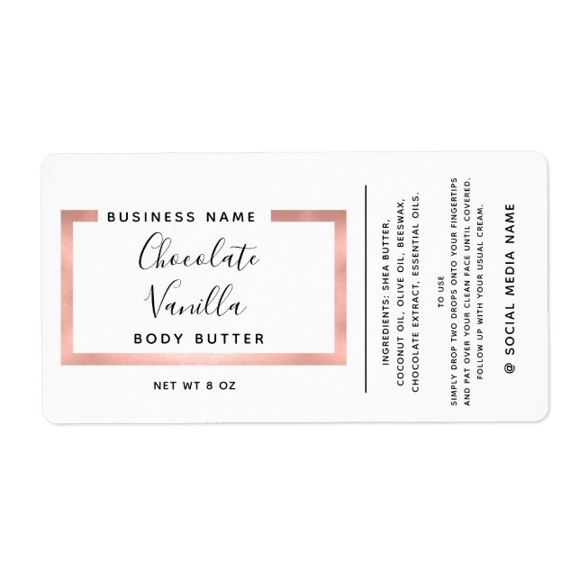 Minimalistischer, moderner Rose (Vorne)