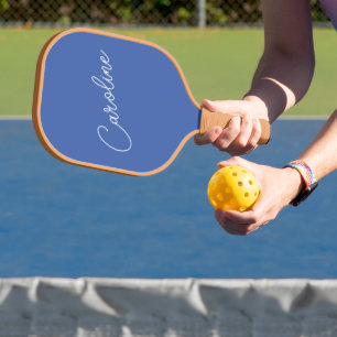 Minimalistischer moderner schicker kalligrafischer pickleball schläger