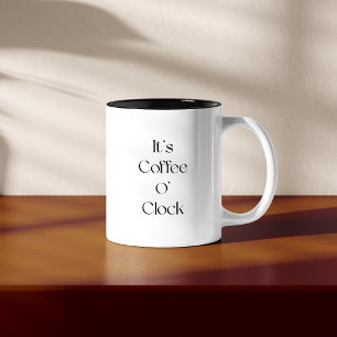 Minimalistischer Moderner Stil Zweifarbige Tasse