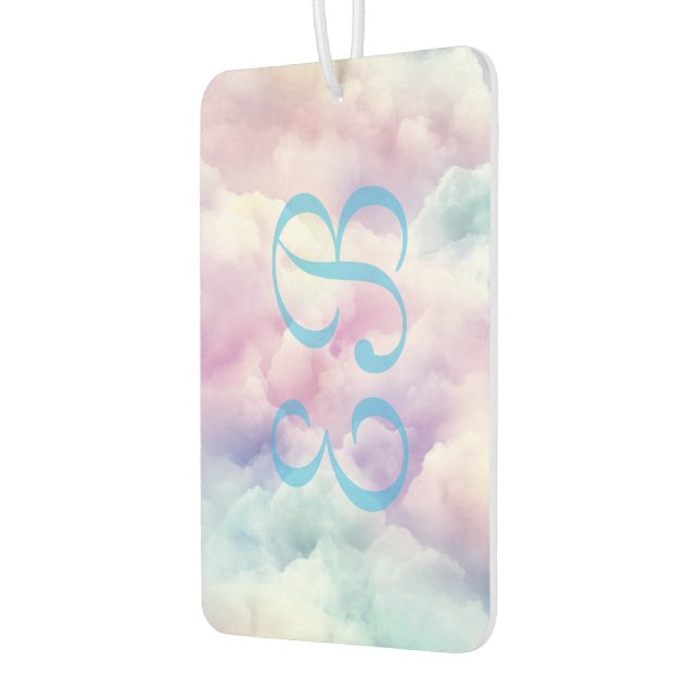 Minimalistischer moderner stilvoller Cloud-Einzelb Autolufterfrischer (Links)