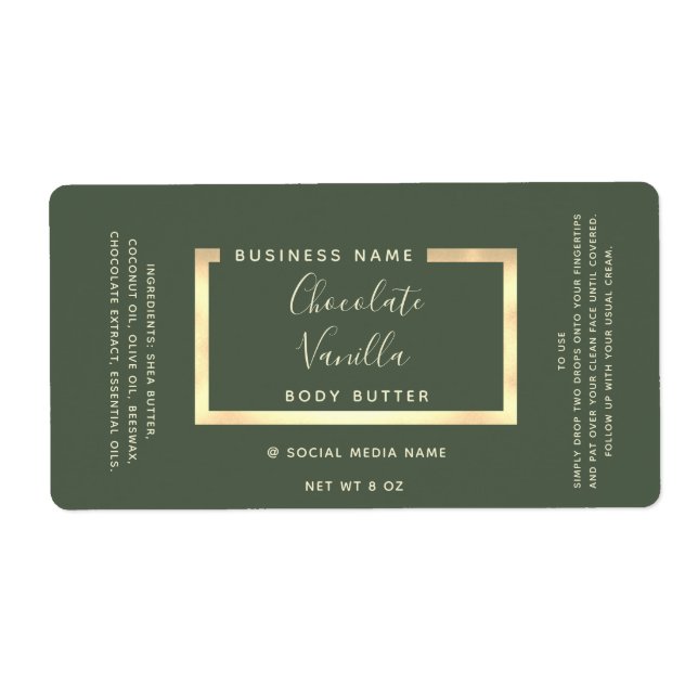 Minimalistischer, moderner typografischer Rahmen (Vorne)