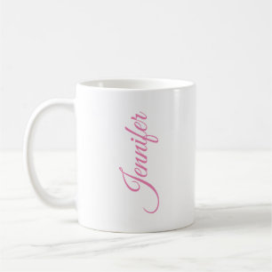 Minimalistischer, moderner und schlichter Name Kaffeetasse