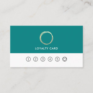 Minimalistischer moderner visitenkarte