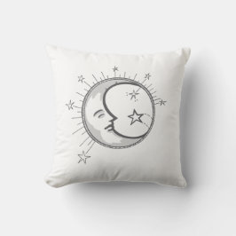 Minimalistischer Mond Kissen