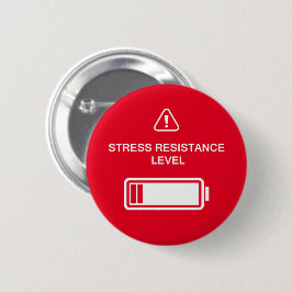 Minimalistischer monochromer Stresswiderstand Button