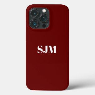 Minimalistischer Monogrammname Marowein Case-Mate iPhone Hülle