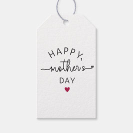 Minimalistischer Muttertag Geschenkanhänger