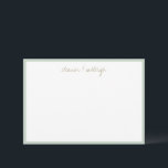 Minimalistischer Name des benutzerdefinierten Skri Dankeskarte<br><div class="desc">Minimalistischer Name des Skripts für die Miniaturansicht der Grenze</div>