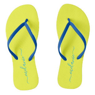 Minimalistischer Name des benutzerdefinierten Skri Flip Flops