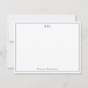 Minimalistischer Name des modernen klassischen Nav Mitteilungskarte