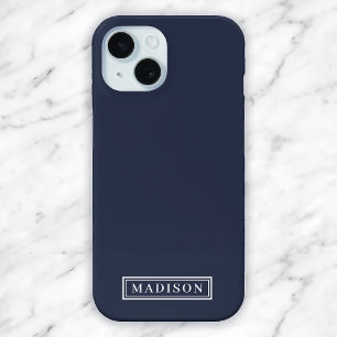 Minimalistischer Name des Schiffes Case-Mate iPhone Hülle