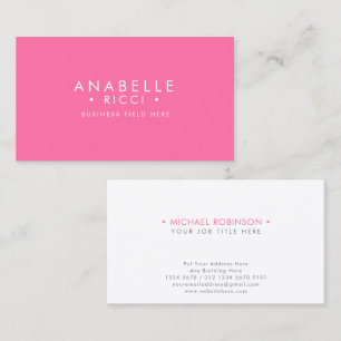 Minimalistischer Name   serieller Schriftart Sans  Visitenkarte