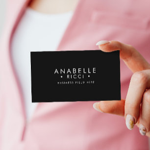 Minimalistischer Name serieller Schriftart Sans Visitenkarte
