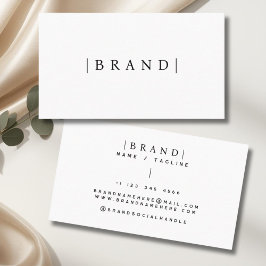 Minimalistischer Name Visitenkarte