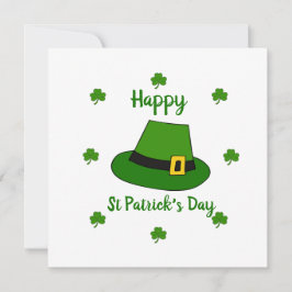 Minimalistischer Niedlicher Happy St Patrick's Day