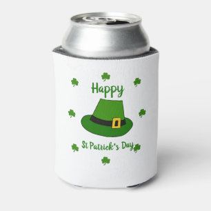 Minimalistischer Niedlicher Happy St Patrick's Day Dosenkühler