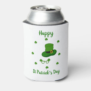 Minimalistischer Niedlicher Happy St Patrick's Day Dosenkühler