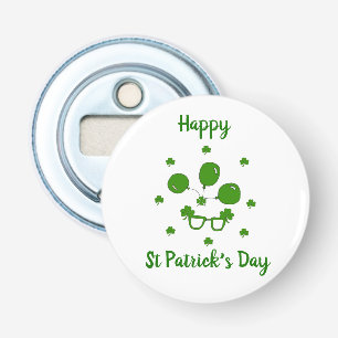 Minimalistischer Niedlicher Happy St Patrick's Day Flaschenöffner