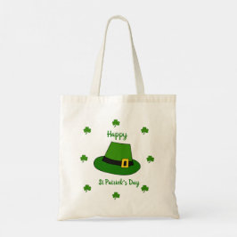 Minimalistischer Niedlicher Happy St Patrick's Day Tragetasche