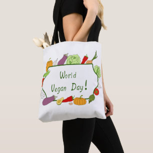 Minimalistischer Niedlicher Welttag für Vegetarier