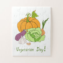 Minimalistischer Niedlicher Welttag für Vegetarier