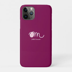 Minimalistischer Om-Handschrift-Personalisiert Case-Mate iPhone Hülle