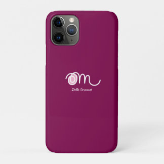 Minimalistischer Om-Handschrift-Personalisiert Case-Mate iPhone Hülle
