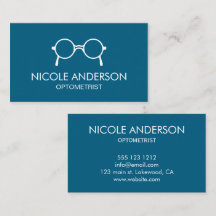 Minimalistischer Optometrist Augenbrille
