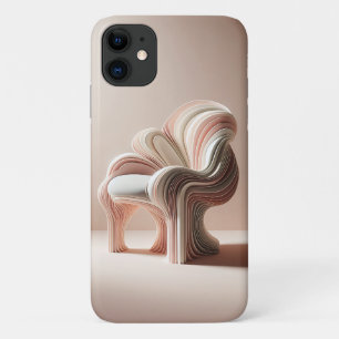 Minimalistischer parametrischer Skulpturstuhl - Mo Case-Mate iPhone Hülle