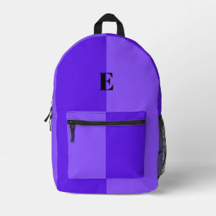Minimalistischer Pastell-Lila-Rucksack mit individ Bedruckter Rucksack