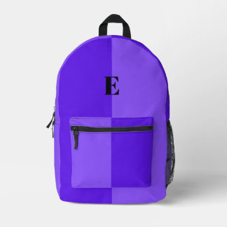 Minimalistischer Pastell-Lila-Rucksack mit individ Bedruckter Rucksack