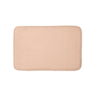 Minimalistischer pastellfarbener Pfirsichpfirsich Badematte