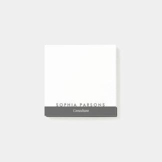 Minimalistischer Personalisierter Beitrag Post-it Klebezettel