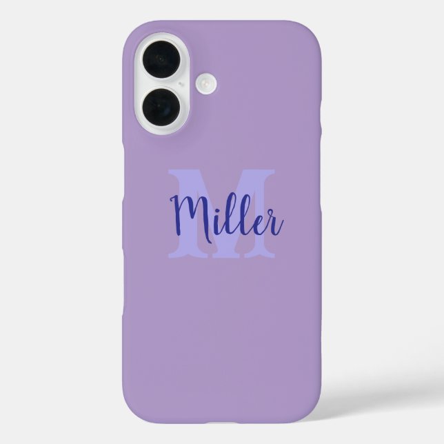 Minimalistischer Personalisierter iPhone-Case mit  Case-Mate iPhone Hülle (Rückseite)