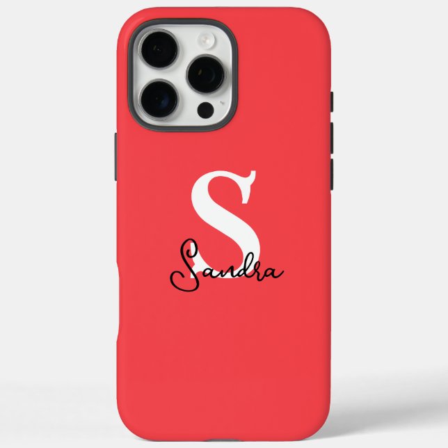 Minimalistischer Personalisierter iPhone-Case mit  Case-Mate iPhone Hülle (Rückseite)