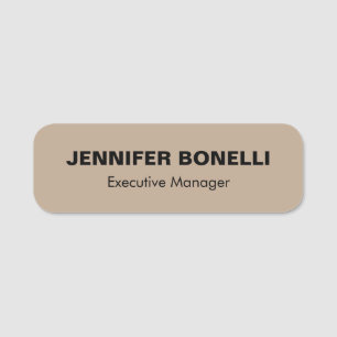 Minimalistischer, personalisierter, kundenspezifis namensschild