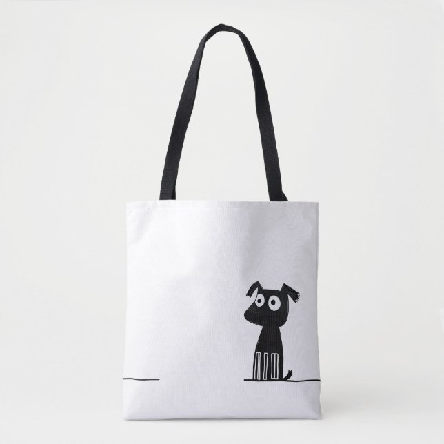 Minimalistischer Pet Lover's Tote Bag (Vorderseite)