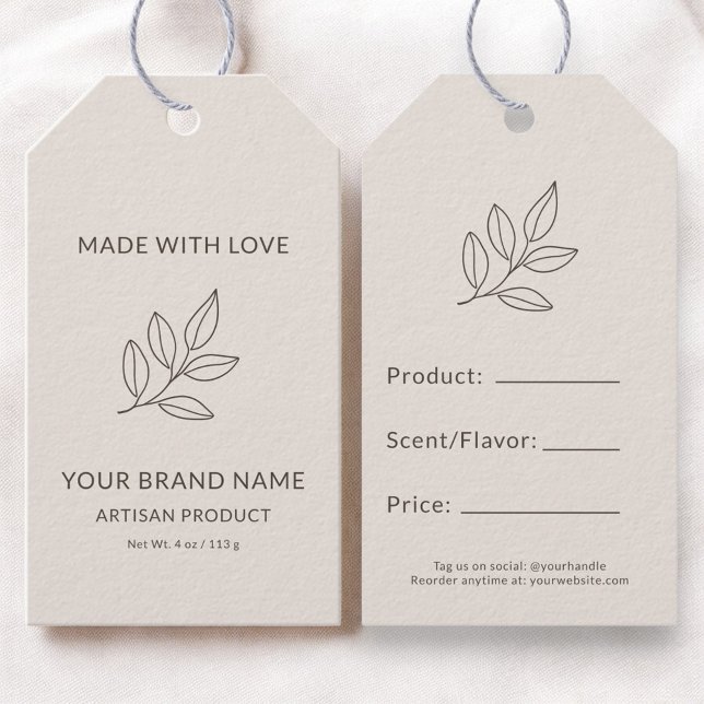 Minimalistischer Preis für kleine Unternehmen in R Geschenkanhänger (Von Creator hochgeladen)