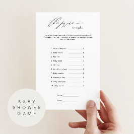 Minimalistischer Preis ist das richtige Baby Dusch