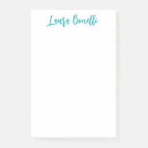 Minimalistischer professioneller Handgeschriebener Post-it Klebezettel