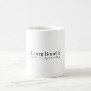Minimalistischer professioneller moderner einfache kaffeetasse